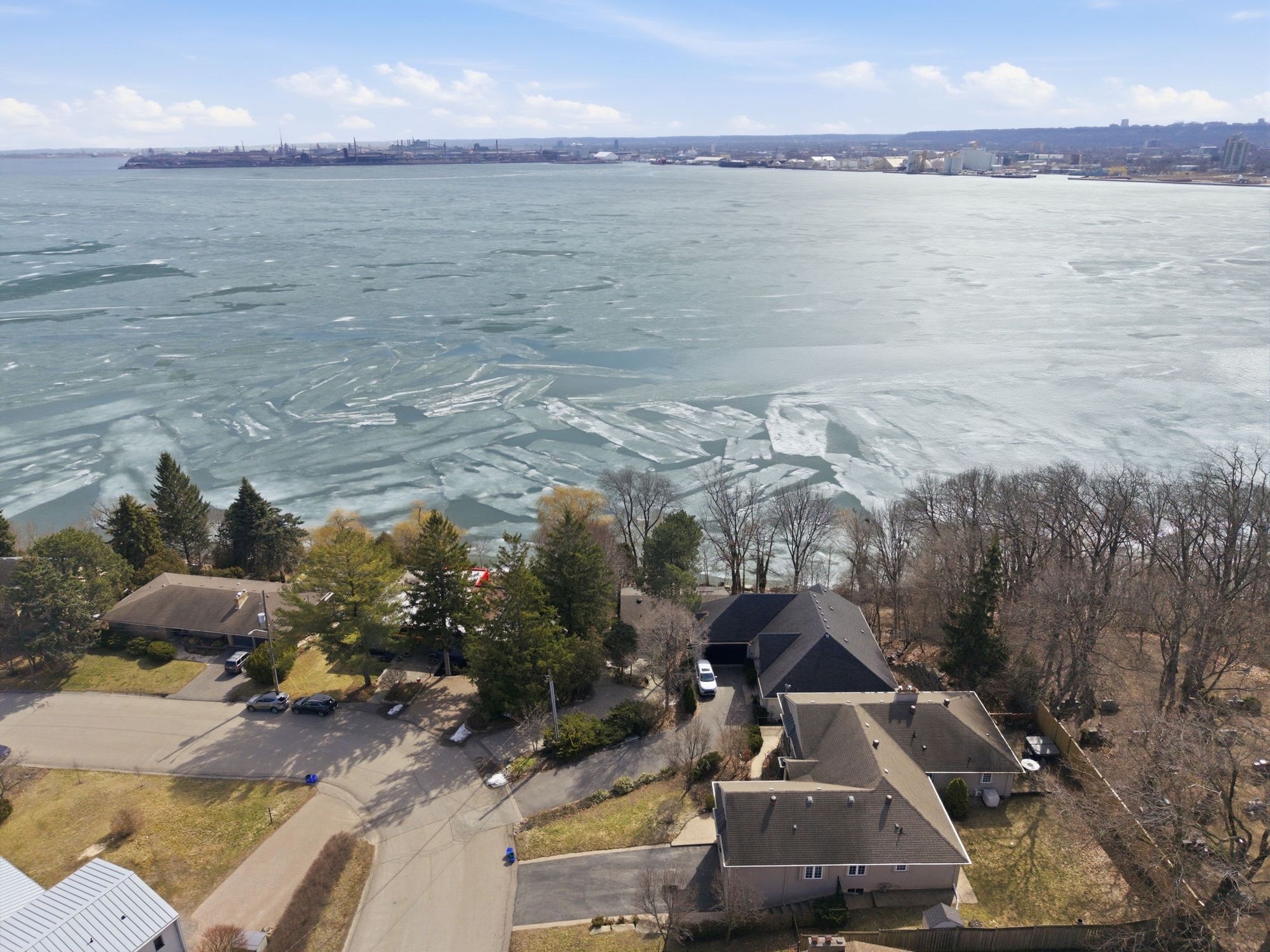 Danforth Place and the open water beyond